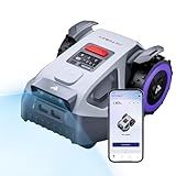 ANTHBOT M5 Robot Lawn Mower 1/8 Acre, Dual Vision+Full-Band RTK Robotic Lawnmower, No Perimeter Wire, App Control Obstacle Avoidance, 45% Slope, Cutting Height, Multi-Zone Mapping