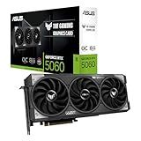 ASUS TUF Gaming GeForce RTX ™ 5060 8GB GDDR7 OC Edition Gaming Graphics Card (PCIe® 5.0, HDMI®/DP 2.1, 3.1-Slot, Military-Grade Components, Protective PCB Coating, axial-tech Fans)