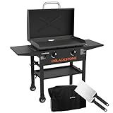Blackstone 2450AZ 28" Omnivore Griddle Bundle with Soft Cover and Two Spatulas