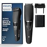 Philips Norelco Beard Trimmer and Hair Clipper - Cordless Grooming, Rechargeable, Adjustable Length, Beard Trimmer and Hair Clipper - No Blade Oil Needed - BT3230/41