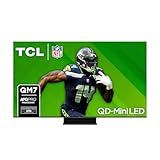 TCL 55-Inch QM7 QLED 4K Smart QD-Mini LED TV with Google TV (55QM751G, 2024 Model) Dolby Vision IQ, Dolby Atmos, HDR, Game Accelerator up to 120Hz, Voice Remote, Works with Alexa, Streaming Television