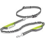 Tuff Mutt Waist Hands Free Dog Leash for Walking Running Hiking