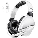 Wireless Gaming Headset with Mic for PS5 PS4 PC, 48Hrs, Wired for GameCube