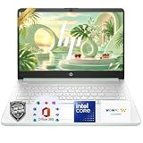 HP 14 inch Laptop, 2027 Edition, Intel N150 CPU, 4GB RAM, 128GB SSD, Copilot AI, 1TB Cloud Storage, Long Battery Life, Win 11 with Microsoft 365