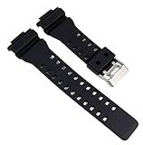 Casio GA-100 Black resin watch strap