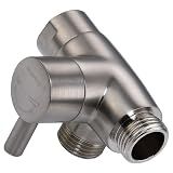 G-Promise Solid Metal 3-Way Shower Diverter Valve (Brushed Nickel)