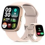 EchoByte 2026 Upgraded Smart Watch Alexa Built-in【1.83" HD Touchscreen】【BT5.3 Call, 100+ Sports Modes & IP68 Waterproof】 Fitness Tracker 24/7 Heart & Sleep Monitor for Android iOS Men Women