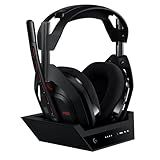Logitech G Astro A50 Multi-Platform Wireless Gaming Headset + Base Station for PS5/Xbox/PC: PLAYSYNC Audio Switcher, <16bit/48kHz (Console), <24bit/48kHz (PC), 24hr Battery, 2.4GHz & BT - Black