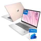 HP 17.3" Touchscreen Laptop, Intel Core i7-1355U, Pale Rose Gold, 16GB RAM, 1TB SSD, Webcam, HDMI, Backlit Keyboard, Fingerprint Reader, Wi-Fi 6, Windows 11 Home