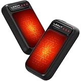 Lerat Hand Warmers Rechargeable 2 Pack, Electric Hand Warmers, Fast Heating, Portable Pocket Heater, 2 in 1 Quick Charge Hand Warmer for Outdoor Indoor, Warmer Gift for Women,Men, Golf, Camping -Black