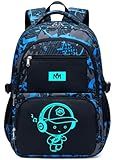 Bluboon Kids Backpack Boys Camo Bookbag Teens Elementary School Bag Daypack Travel Back Pack Middle school