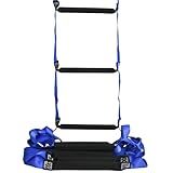 Emergency Fire Escape Ladder 16 Feet Portable Safety Rope Ladder Emergency Escape Ladders for 2-3 Story Homes for Windows, Balconies, and Sailboats, Kayaks, Etc