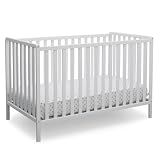 Delta Children Heartland 4-in-1 Convertible Crib - Greenguard Gold Certified, Bianca White
