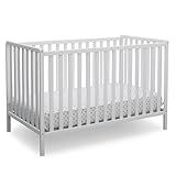 Delta Children Heartland 4-in-1 Convertible Crib - Greenguard Gold Certified, Bianca White