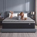 Lunrloy Full Size Mattress, 12 Inch Hybrid Full Mattresses in a Box with Pocket Spring, Pressure Relief, Motion Isolation and Comfort Foam, CertiPUR-US Certified, Medium Firm