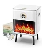 Evenchic Towel Warmer, 23L Large Luxury Towel Warmers for Bathroom with 3D Flame Screen, Auto Shut Off Even Heated Hot Towel Warmer Bucket for Towels, Bathrobes, Blankets, PJ's