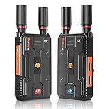 Wireless HDMI Transmitter and Receiver 4K: Plug&Play HDMI Wireless Extender Kit, 5G 820FT Sender and Receiver with Loopout for Streaming Video and Audio to Monitor from Laptop/PC, Audio Interface