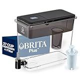 Brita UltraMax Large Water Dispenser with 1 BritaPlus Filter, 27 Cup Capacity, Black (Package May Vary)