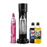 SodaStream Gaia Sparkling Water Maker Bundle, Black