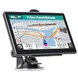 GPS Navigator for Car Truck RV, 7 Inch Touch Screen GPS for Car with 2026 Maps Free Lifetime Updates, Voice Turn-by-Turn Guidance, Speed Limit & Red Light Camera Alerts, Custom Truck Routing