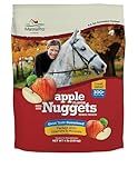 Manna Pro Bite-Size Nuggets for Horses, Pocket Sized Training Horse Treats, Apple Flavored Treats, Packs with Vitamins & Minerals, Great Taste Guaranteed, 4 lbs