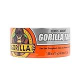 Gorilla Tape, 1.88 in x 10 yd, Silver (Pack of 1) - Duct, Utility, Triple Layer Strength, Indoor & Outdoor, Weather Resistant Shell