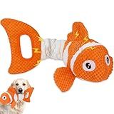 Molantaule Squeaky Dog Toys, Durability Interactive Tug of War Puppy Toys for Indoor and Outdoor Play - Stuffed Pet Dog Toys with Soft Fabric Suitable for Small, Medium, and Large Dogs