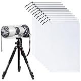 Sabary 10 Pack Clear Camera Rain Covers Waterproof Dustproof PE Lens Sleeves with Drawstring Closure, Fits Lenses up to 18 Inch, Outdoor Photography & Travel Protection