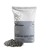 Wildlife Black Oil Sunflower Seeds for Birds and Wildlife, Non-GMO & USA Grown on Small Farms (25 lbs)