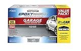 Rust-Oleum 261845 EPOXYSHIELD Garage Floor Coating Kit, 2.5 Car, Gloss Gray