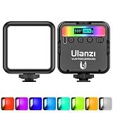 ULANZI VL49 RGB Video Lights LED Camera Light with 3 Cold Shoe & 1/4 Screw
