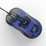 AVMTON Wired Gaming Mouse with,RGB Backlight high USB Plug Play Lightweight Gaming Mouse, 6 Buttons,Ergonomic Wired Mouse for Laptop,Computer,PC,Mac(Black)