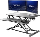 VIVO Black 32 in Standing Desk Converter, DESK-V000K