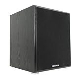 Rockville Rock Shaker 12 800W Powered Home Theater Subwoofer, Deep Bass, Adjustable Crossover, Compact Design, for Home Audio Enthusiasts