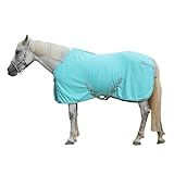 Gallopoff Horse Fleece Cooler, Blanket Liner - 300g Anti-Pilling Fleece, Moisture-Wicking, Cooling & Drying for Post-Workout, Bath & Travel, Prevent Overheating & Chilling Mintgreen 78