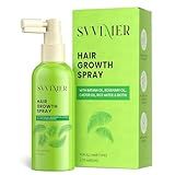 Svvimer Hair Growth Serum Spray - with Rosemary Batana Oil Biotin for Hair Loss and Thinning - Thicker Fuller Longer - for Women and Men 2.7 Fl Oz (Pack of 1)