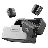 DJI Mic Mini (2 TX + 1 RX + Charging Case), Wireless Lavalier Microphone for iPhone/Camera/Android, Ultralight, Detail-Rich Audio, 48h Use, Noise Cancelling, Automatic Limiting, Vlog, Streaming