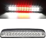 Partsam High Mount Stop Light Led 3rd Brake Light Replacement for F250 F350 F450 F550 1999-2016/Ranger/B series Third Brake Light Clear Rear Cab Roof Center Mount Brake Stop Tail Cargo Light Lamp