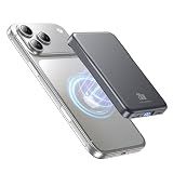 Magnetic Portable Charger 10000mAh, Fast Charging MagSafe Battery Pack