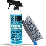 Car Carpet Cleaner (16oz) Professional Interior Car Cleaner for Seat Upholstery with Brush – Safe for All Cars