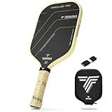 TENVINA Pickleball Paddles, Professional Thermoformed Pickle Ball Paddle, T700SC Friction Carbon Fiber Pickleball Paddle USAPA Approved, Unmatched Power and Larger Sweet Spot