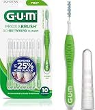 GUM Proxabrush Go-Betweens Tight Interdental Brushes, 10 Count