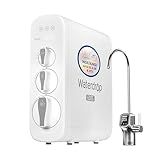 Waterdrop G3P600 Reverse Osmosis System, 8 Stage Tankless Reverse Osmosis Water Filter, NSF/ANSI 42 & 58 & 372 Certified, Under Sink RO System, 2:1 Pure to Drain, Smart LED Faucet