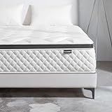 Deegari King Mattress,12 Inch King Size Mattress in a Box,Gel Memory Foam and Innerspring Hybrid Mattresses with Individual Pocket Spring for Motion Isolation,Pressure Relief,Medium Firm Feel