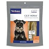Virbac C.E.T. HEXtra Premium Oral Hygiene Chews for Dogs, 11-25 lbs, 8.5 Oz