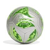 Adidas MLS Club Soccer Ball, Silver Metallic/Green, 5