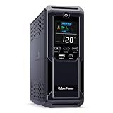 CyberPower CP1500AVRLCD3 Intelligent LCD UPS Battery Backup | 1500VA/900W, 12 Outlets, 2 USB Ports, AVR, Mini Tower, UL Certified