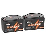 Litime 12V 100Ah Trolling Motor LiFePO4 Battery (Group 31), 12 Volt Lithium Battery with Low Temp Protection, Up to 15000 Deep Cycles, Built-in 100A BMS for Marine, Boat, RVs & Yacht (2-Pack)