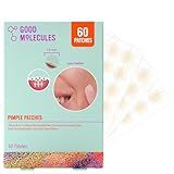 Good Molecules Pimple Patches, Hydrocolloid Patches for Face, 60 Count