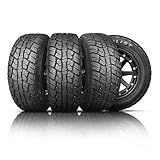 Set of 4 (FOUR) Finalist Terreno A/T 245/65R17 107T SUV All Season All Terrain Tire 245/65/17 (Tire Only) + 3 Year Road Hazard Warranty Included 245/65/17 UTQG 520/A/B